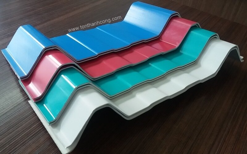 5 Sóng Vuông, Tôn Nhựa PVC ACU - Chống Ăn Mòn & Lão Hóa